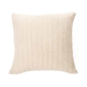 Naja natural color knit cushion