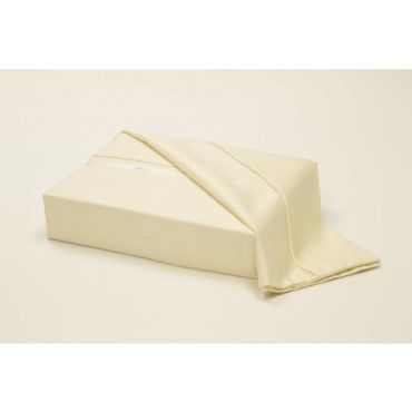 Athena Egyptian Cotton Sateen Fitted Sheet-IVORY