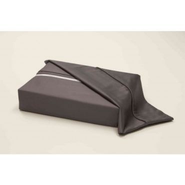 Athena Egyptian Cotton Sateen Fitted Sheet-GREY